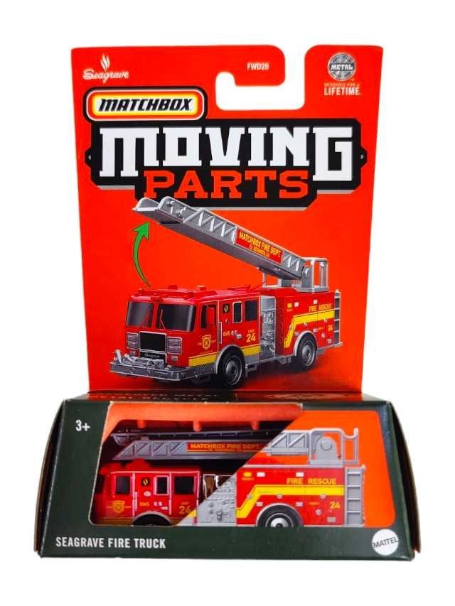 Matchbox Moving parts seagrave fire truck imported