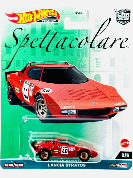 Hotwheels Lancia stratos imported premium 1:64 scale