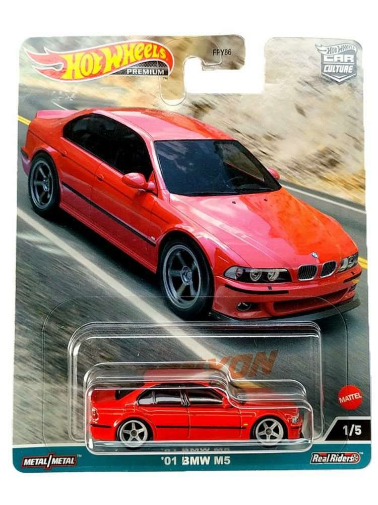 Hotwheels 01 Bmw M5 Canyon Warriors Imported Premium 1:64