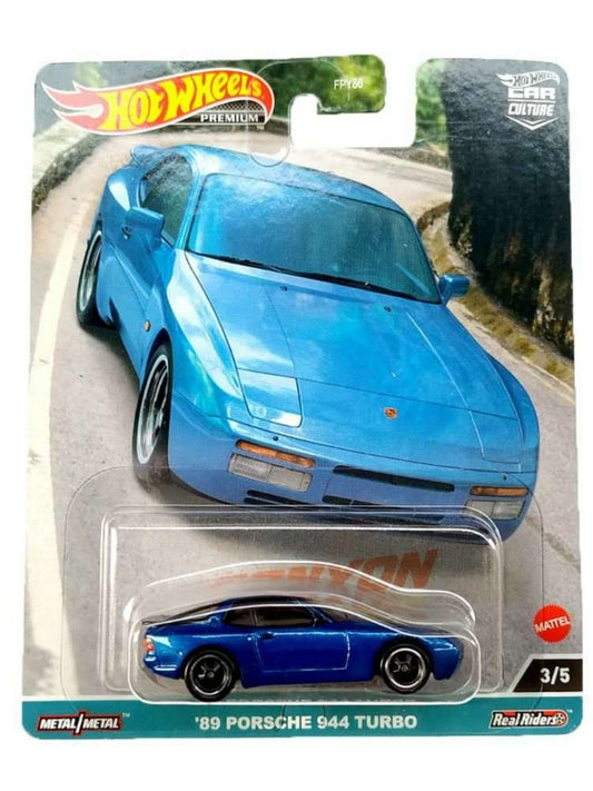 Hotwheels 89 Porsche 944 Turbo imported premium 1:64 scale