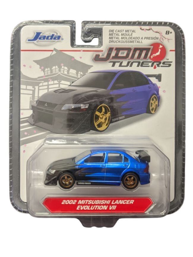 EXCLUSIVE Jada JDM Tuners 2002 Mitsubishi Lancer Evolution VII