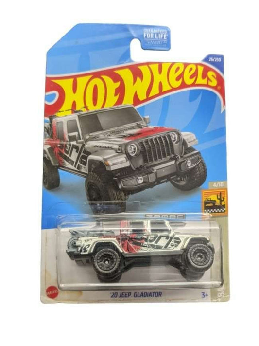 Hotwheels 20 Jeep gladiator (sliver)