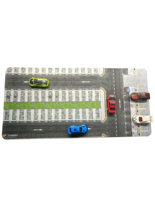 Parking Lot A Desktop Diorama Mat 1:64