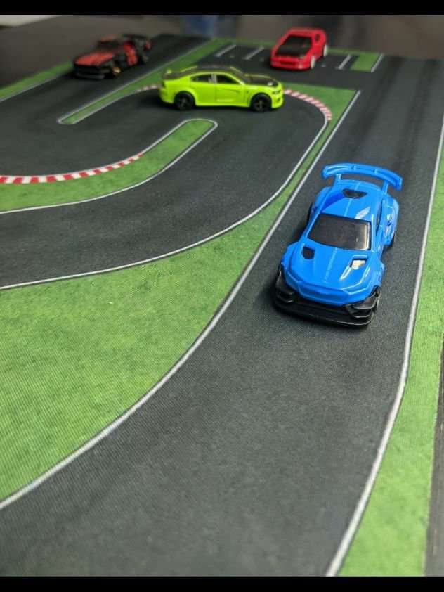 Race Track Desktop Diorama Mat 1:64