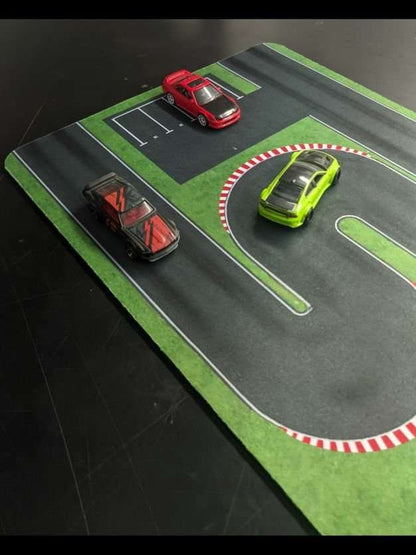 Race Track Desktop Diorama Mat 1:64