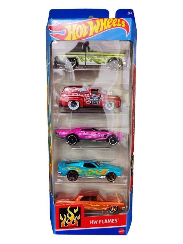 INDIAN CARD Hot Wheels HW Flames - Set of 5 Cars - 2024