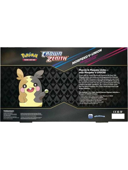 original Pokémon Crown Zenith Premium Playmat Collection—Morpeko V-Union