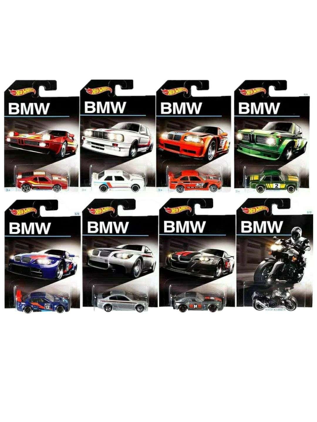 EXCLUSIVE Hotwheels BMW Set of 8