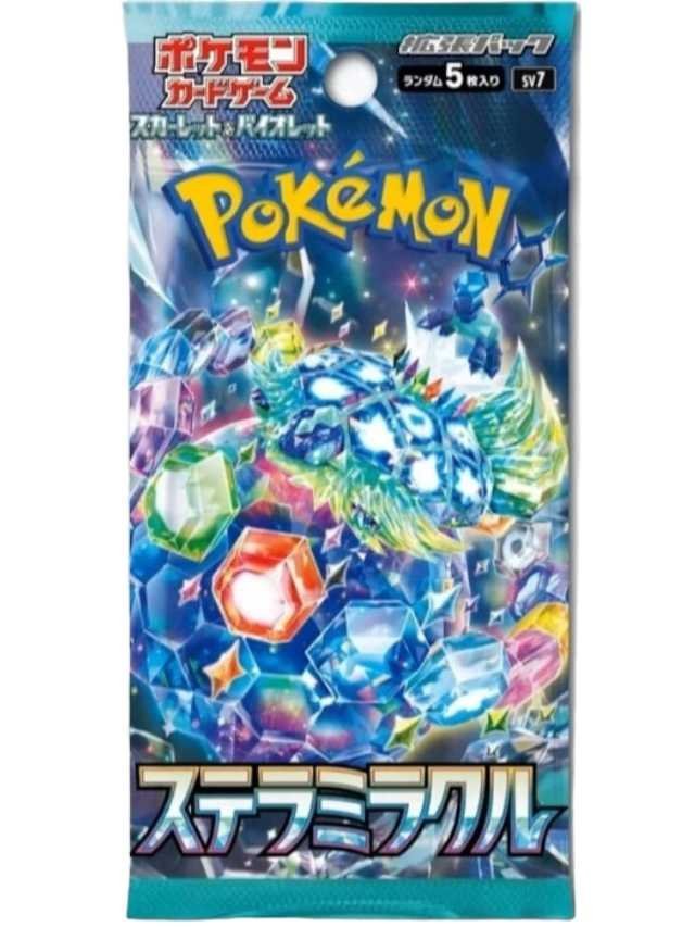 original Pokemon Stellar Miracle SV7 - Japanese (includes 5 cards)