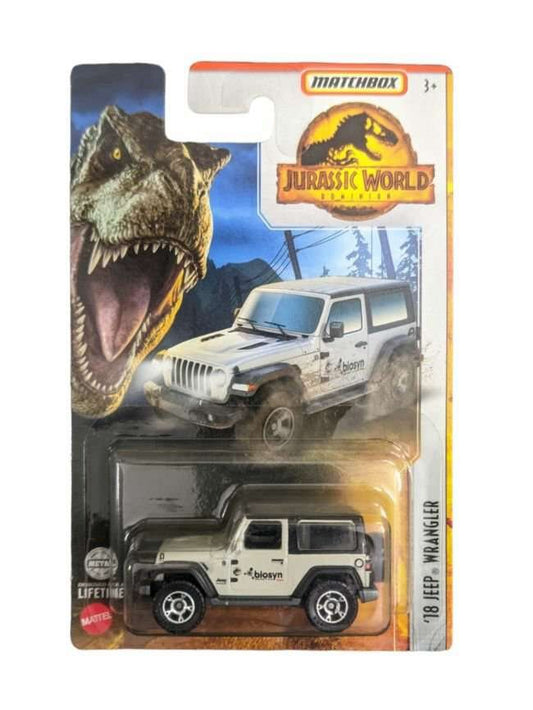 Matchbox Jurassic world 18 Jeep Wrangler