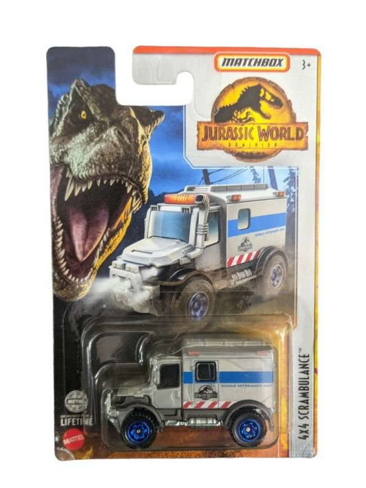 Matchbox Jurassic world 4×4 scrambulance