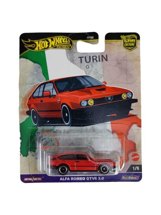 Hotwheels Alfa Romeo gtv6 3.0 imported premium 1:64 scale