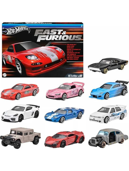 Hotwheels Fast and Furious 10 pack