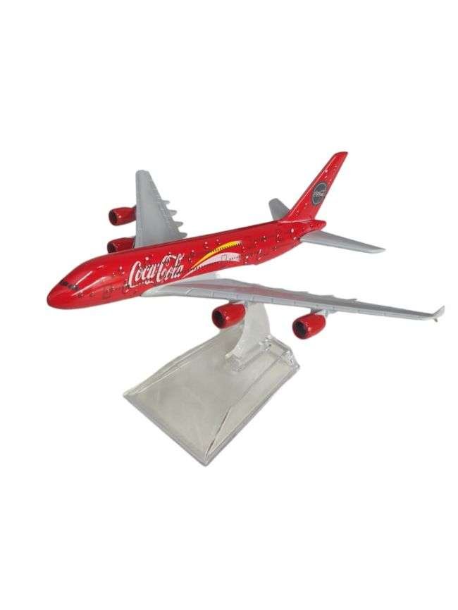 Diecast Airplane coca cola Aircraft model (Scale 1:400)