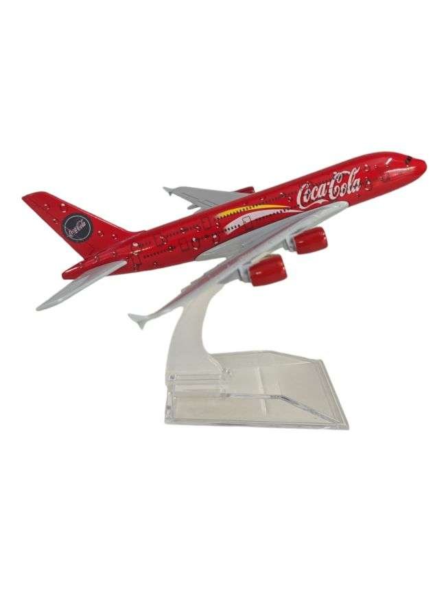 Diecast Airplane coca cola Aircraft model (Scale 1:400)