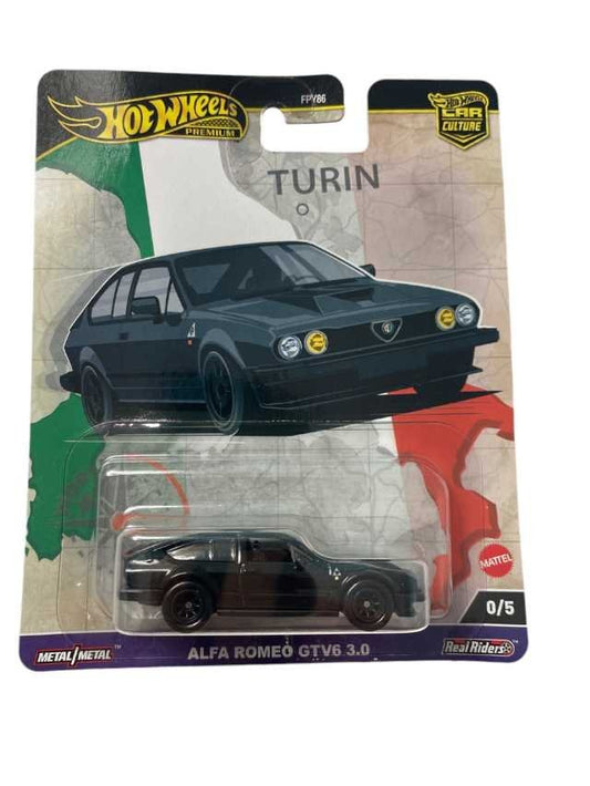 Exclusive Hotwheels Premium Alfa Romeo Gtv6 3.0 (Chase Piece) with protector imported collection 1:64 scale