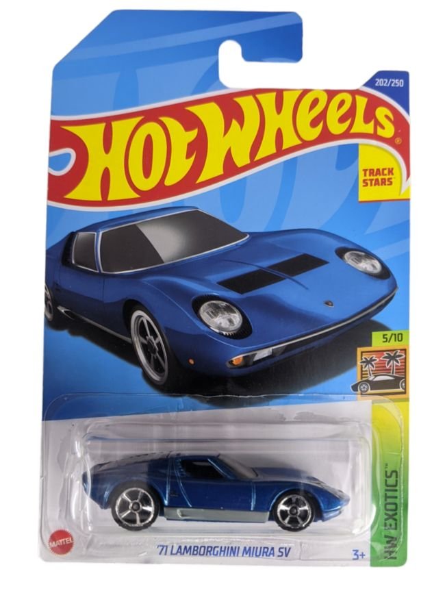 EXCLUSIVE Hotwheels 71 Lamborghini Mura SV (Blister damage car mint condition )