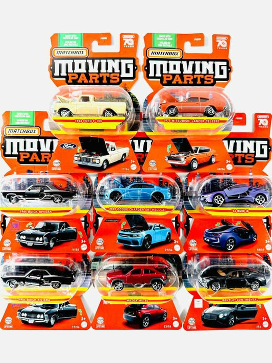 MATCHBOX MOVINGPART (SET OF 8)