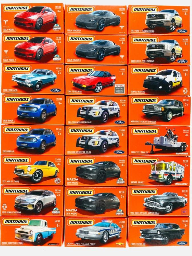 MATCHBOX DRIVE ADVENTURE (SET OF 24) A2