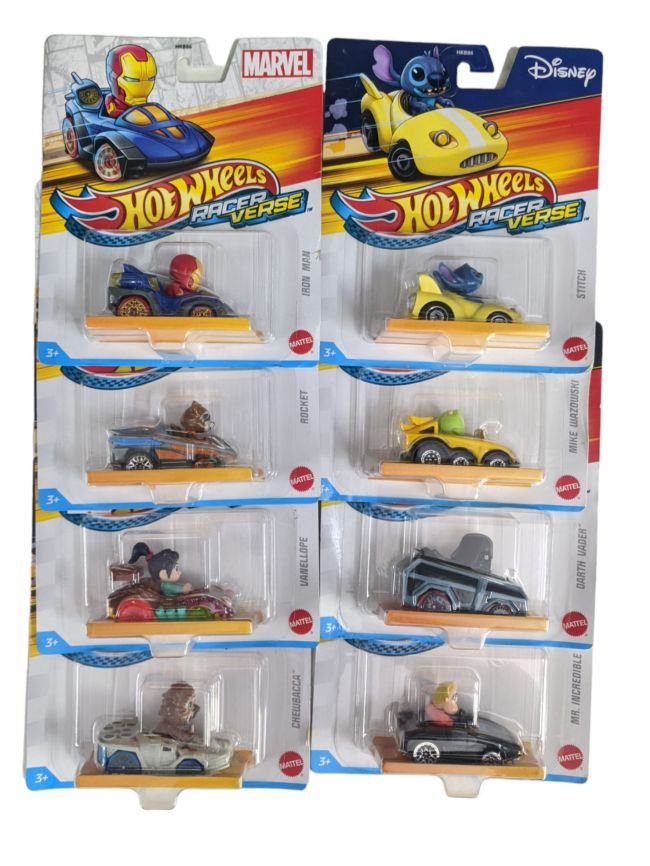 EXCLUSIVE Hotwheels Racers Verse Set of 8