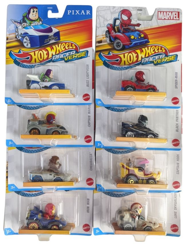 EXCLUSIVE Hotwheels Racers Verse Set of 8