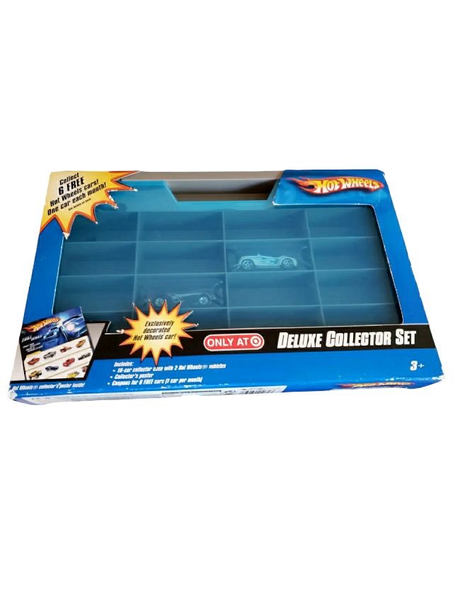 HOTWHEELS DELUXE COLLECTOR SET ( 2 CARS FREE )