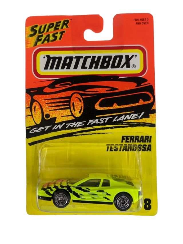 EXCUSIVE Matchbox Super Fast Ferrari Testarossa #78