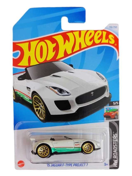 Hotwheels 15 jaguar f-type project 7 imported mainline 1:64 scale