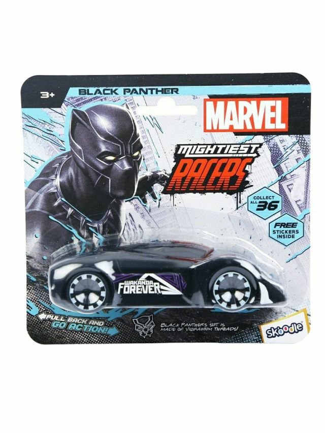 Skoodle Marvel Pull-Back black panther mightiest racers