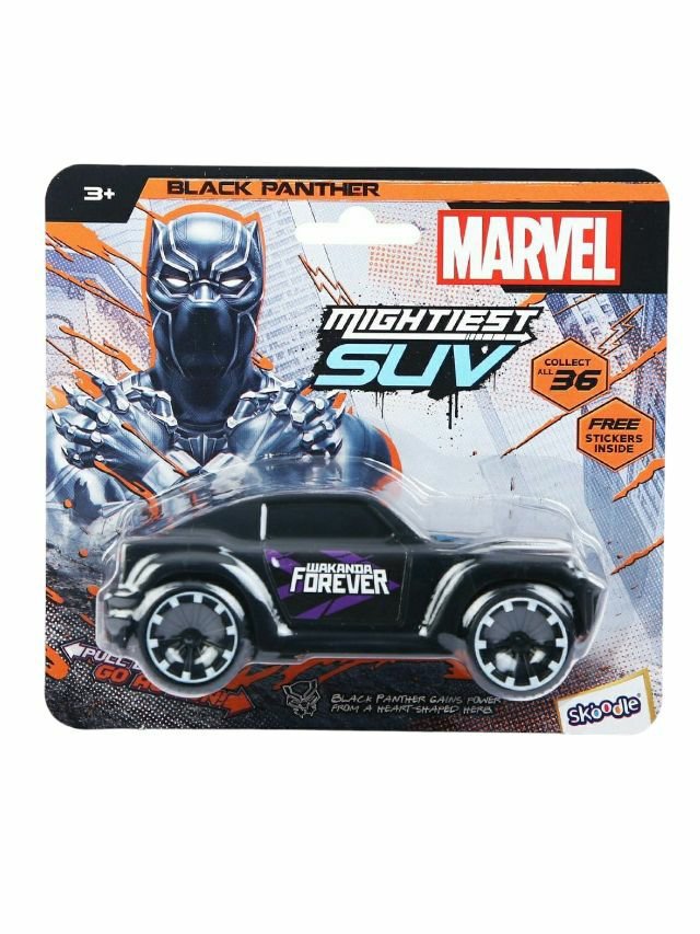 Skoodle Marvel Pull-Back Black panther mightiest suv