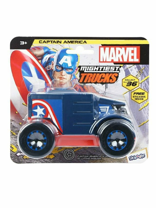 Skoodle Marvel Pull-Back captain America mightiest trucks