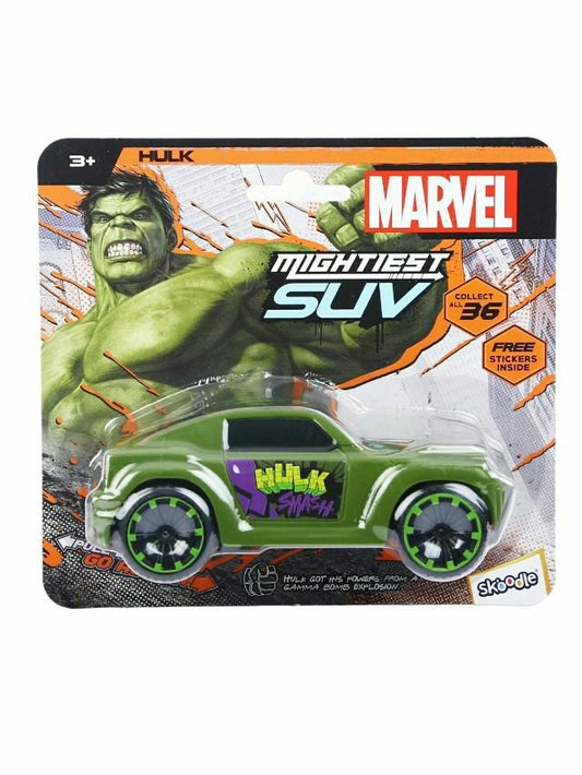 Skoodle Marvel Pull-Back Hulk Mightiest suv