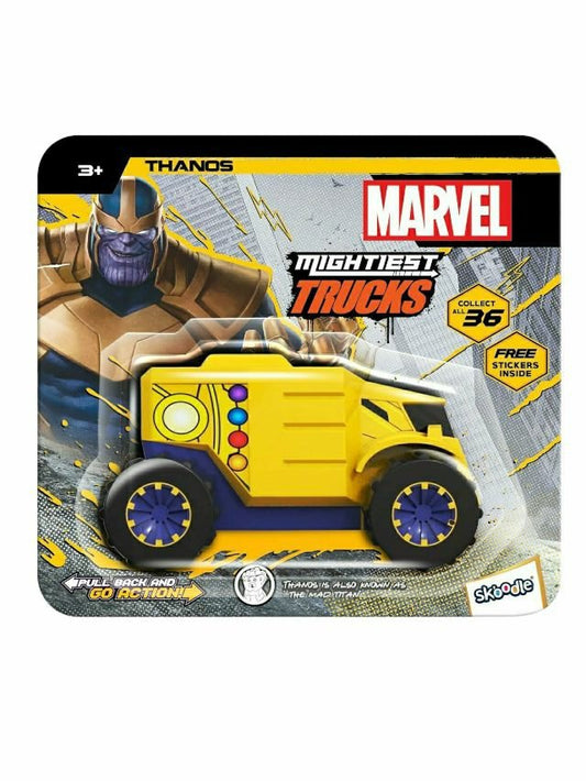 Skoodle Marvel Pull-Back Thanos mightiest trucks