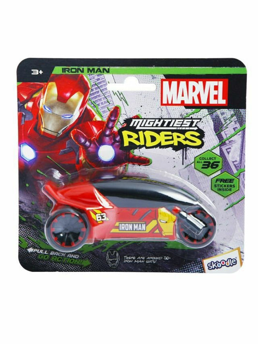 Skoodle Marvel Pull-Back iron man mightiest riders