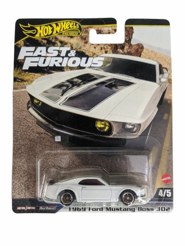 Hotwheels fast and furious 1969 Ford Mustang Boss 302 Imported Premium 1:64