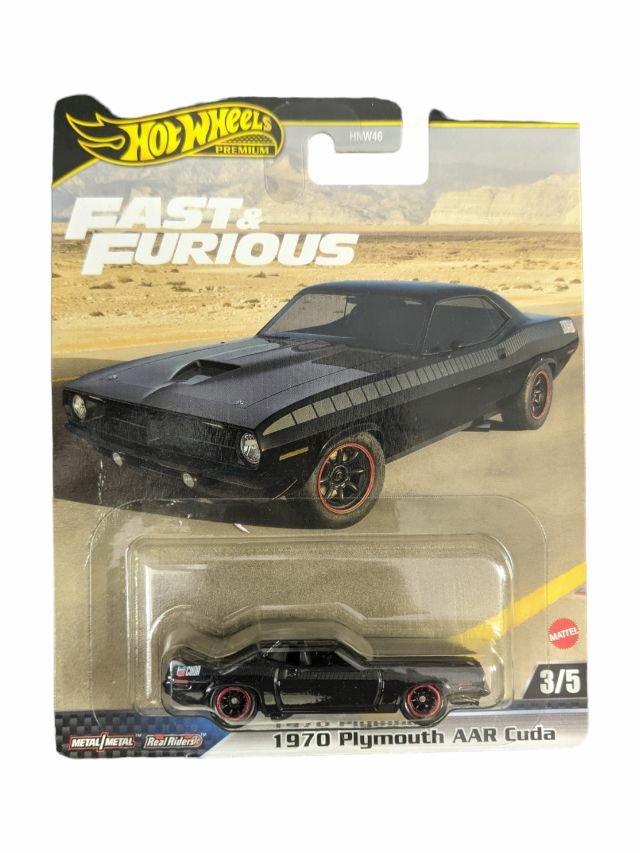 Hotwheels fast and furious 1970 plymouth AAR cuda