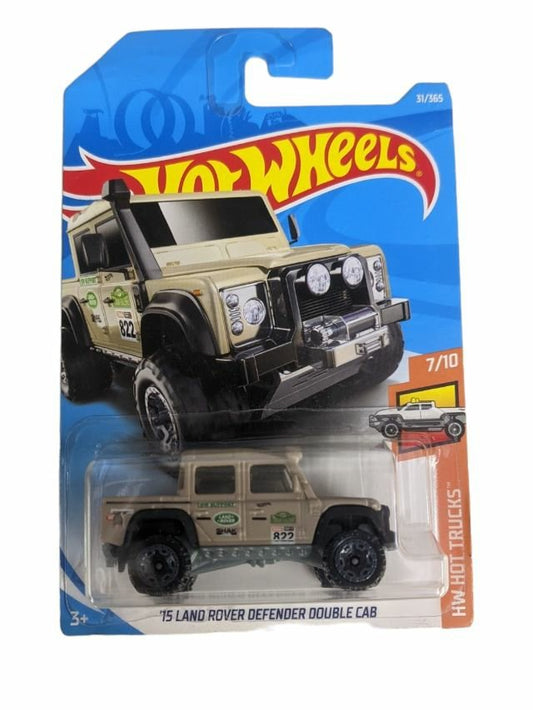 Hotwheels 15 land rover defender double cab