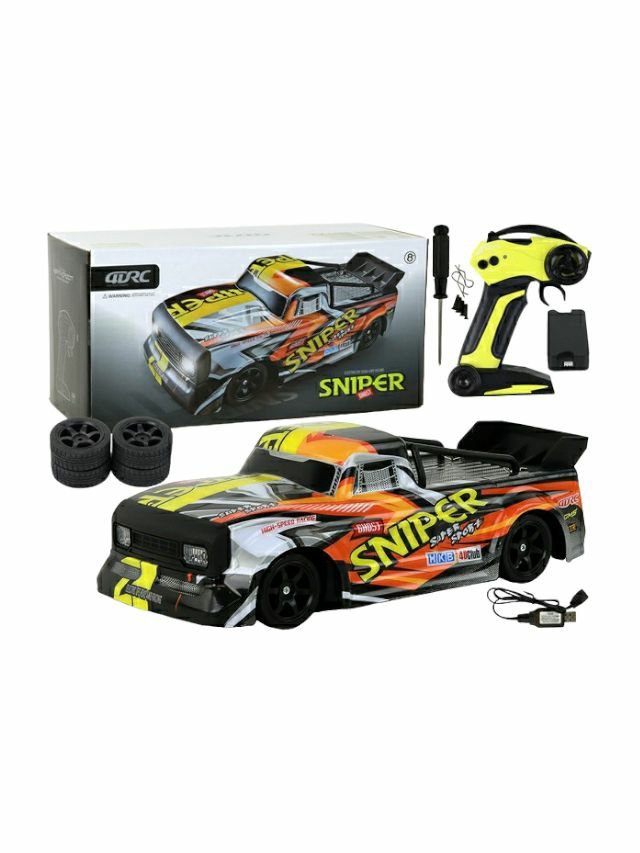 sniper gost RC Car 4 Wheel Drive Orange Speed 30km