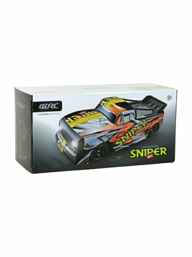 sniper gost RC Car 4 Wheel Drive Orange Speed 30km