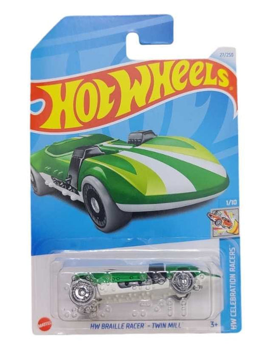 Hotwheels HW Braille Racer - Twin Mill (imported mainline) 1:64 scale