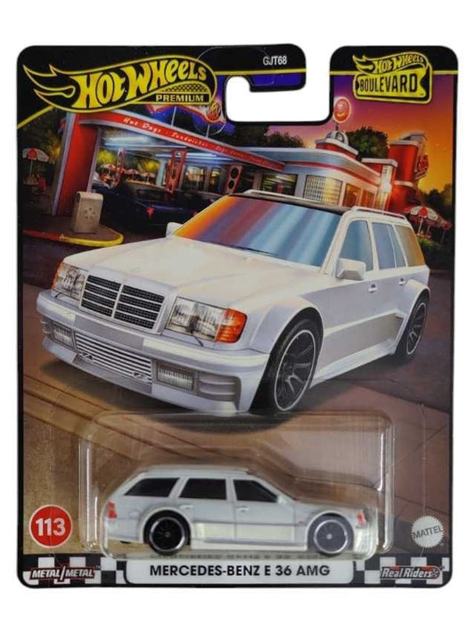 Hotwheels Boulevard Mercedes benz e 36 AMG Imported Premium 1:64