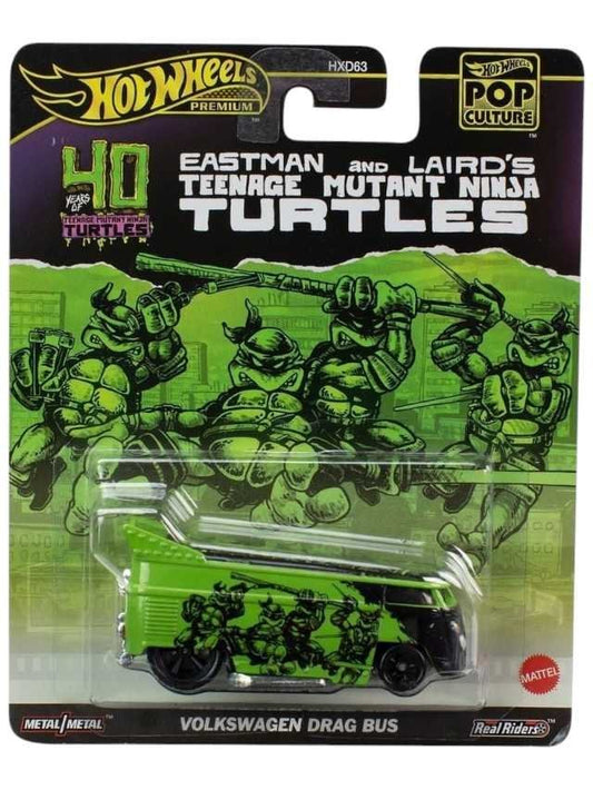 Hotwheels Volkswagen drag bus eastman and laird's Teenage mutant ninja turtles imported premium 1:64 scale