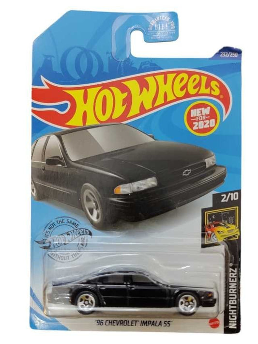 Exclusive HotWheels '96 Chevrolet Impala SS Imported Mainline Card 1:64 Scale