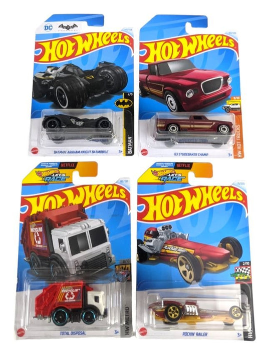 EXCLUSIVE Hot Wheels indian Car Mainlines (179 Each) as set of four