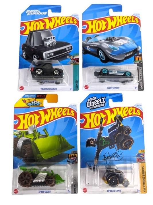 EXCLUSIVE Hot Wheels indian Car Mainlines (179 Each) as set of four