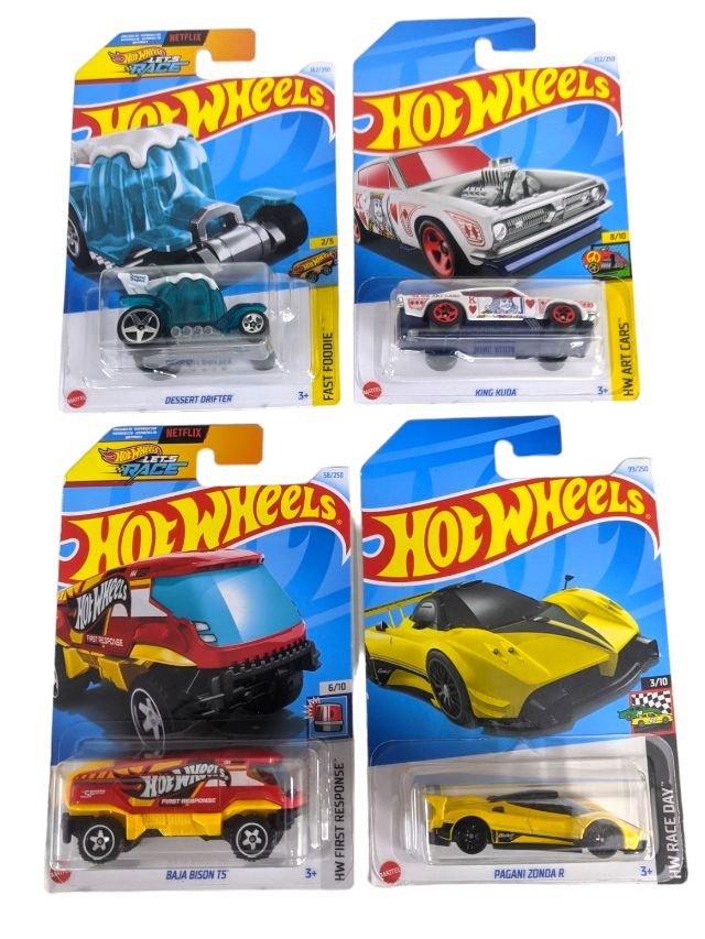 EXCLUSIVE Hot Wheels indian Car Mainlines (179 Each) as set of four