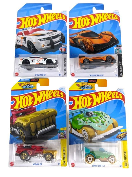 EXCLUSIVE Hot Wheels indian Car Mainlines (179 Each) as set of four