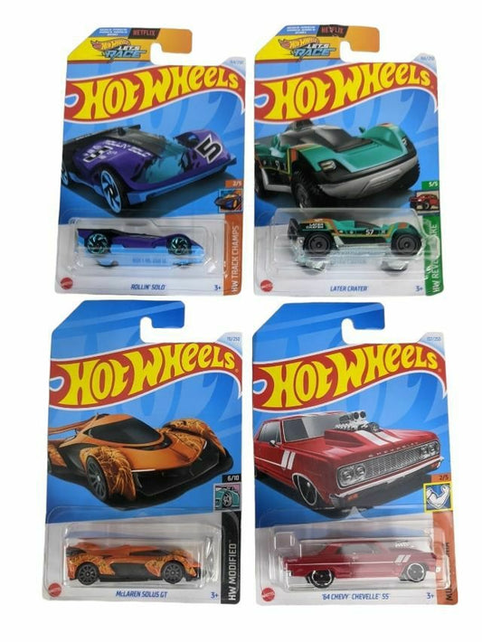 EXCLUSIVE Hot Wheels indian Car Mainlines (179 Each) as set of four