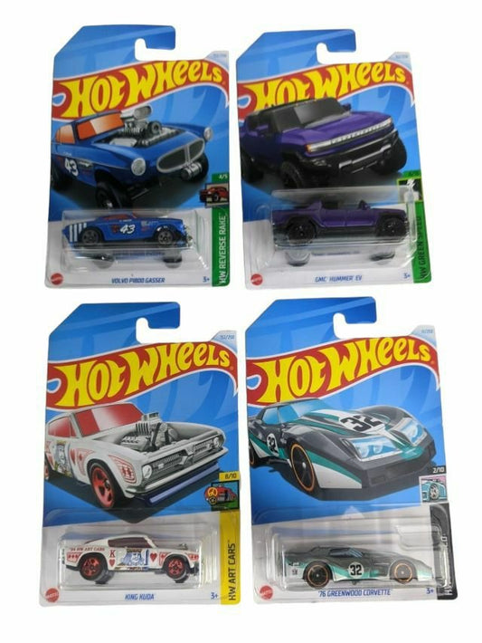 EXCLUSIVE Hot Wheels indian Car Mainlines (179 Each) as set of four