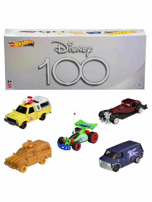 Hotwheels Disney 100 set of 5